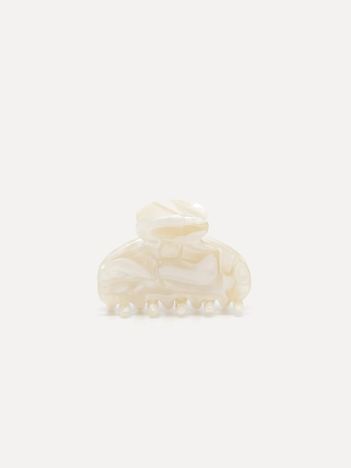 Les Soeurs Resin Haarspeld rond Cream New