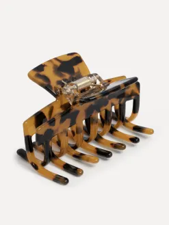 Les Soeurs Resin haarspeld rond Dark+Tortue Hot