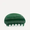Les Soeurs Resin Hair Clip Shell Green Online
