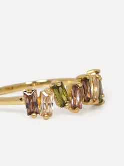 Les Soeurs Ring Chloe Baguette Multi Gold Online