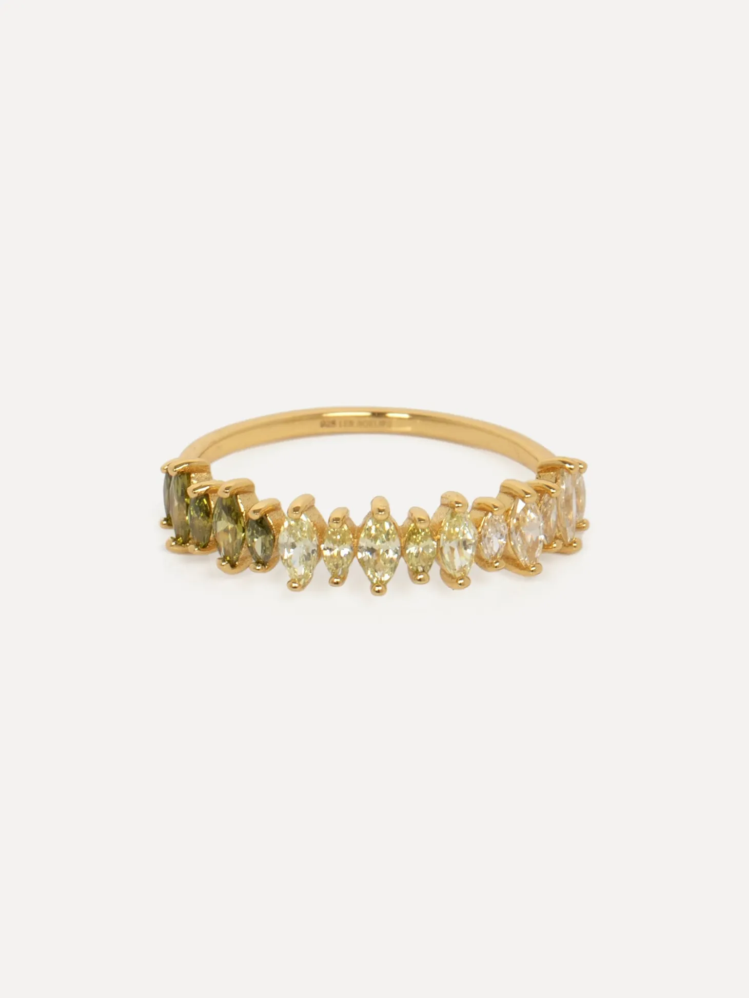 Les Soeurs Ring Chloe Marquise Gold Fashion