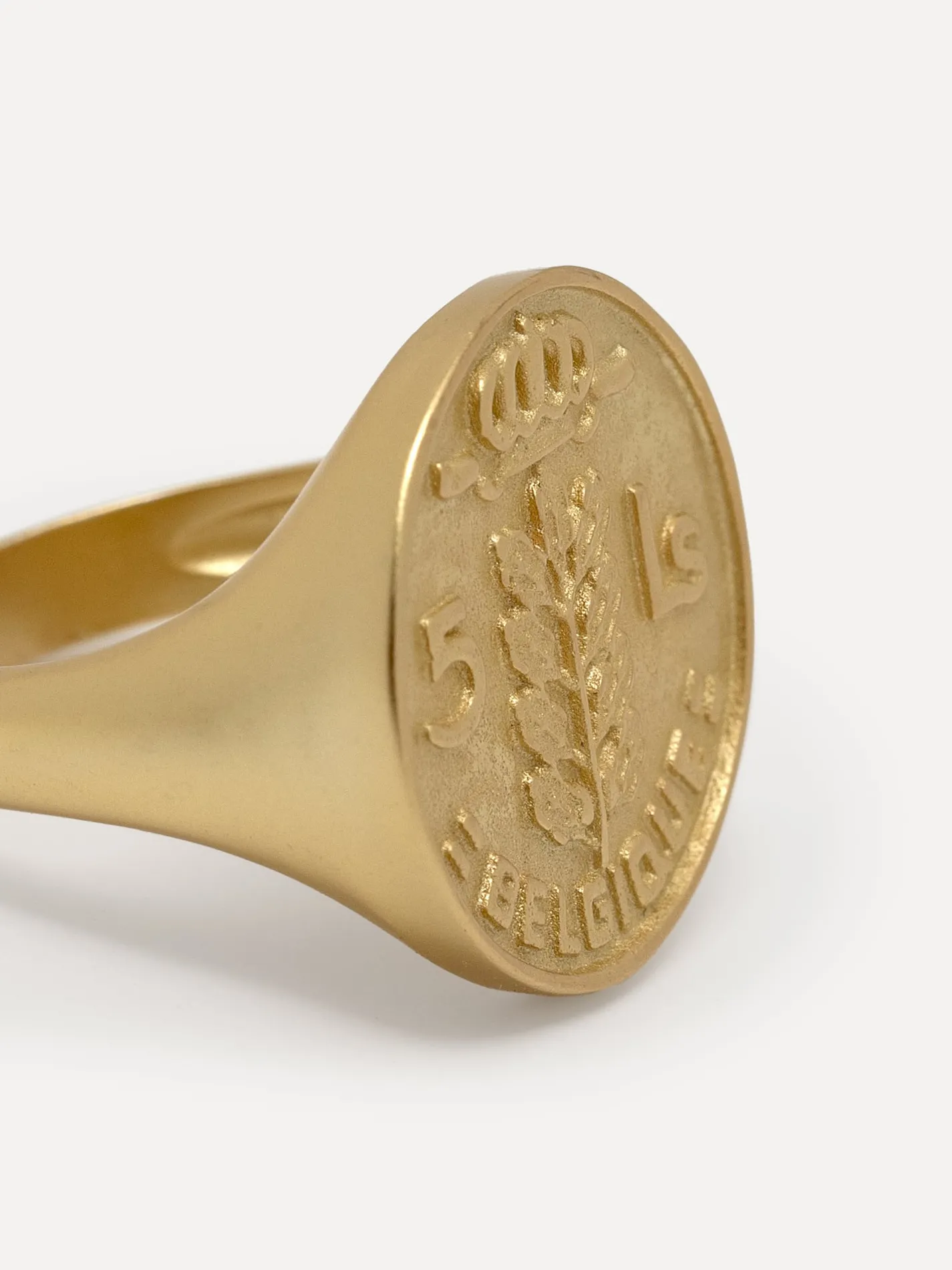 Les Soeurs Ring Claire Coin Gold Clearance