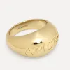Les Soeurs Ring Claire Dome Amore Gold Online