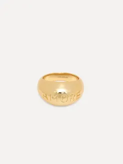 Les Soeurs Ring Claire Dome Amore Gold Online