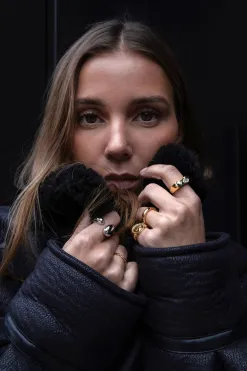 Les Soeurs Ring Claire Hug Silver Discount