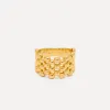 Les Soeurs Ring Claire Mesh Gold Hot