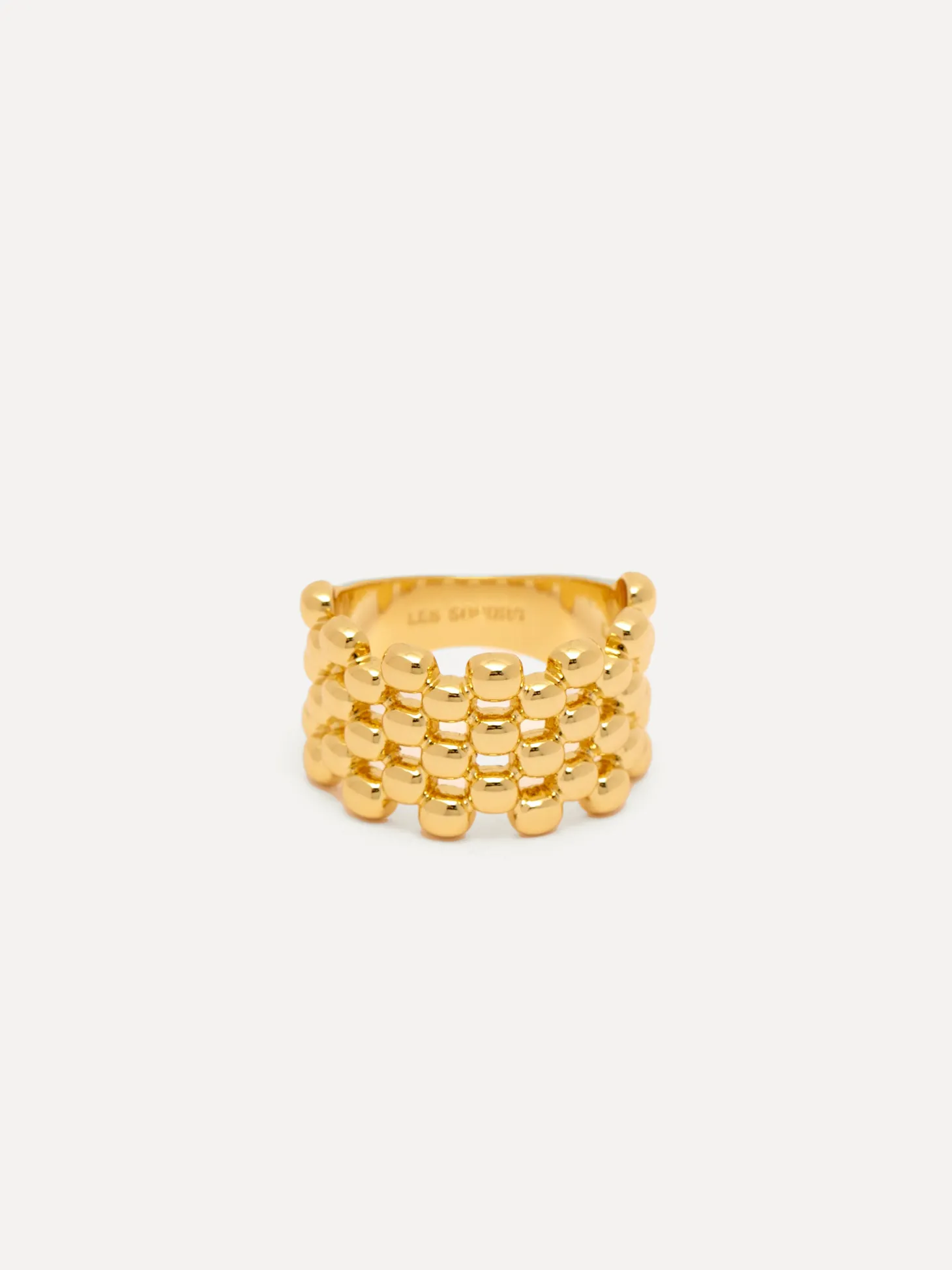 Les Soeurs Ring Claire Mesh Gold Hot
