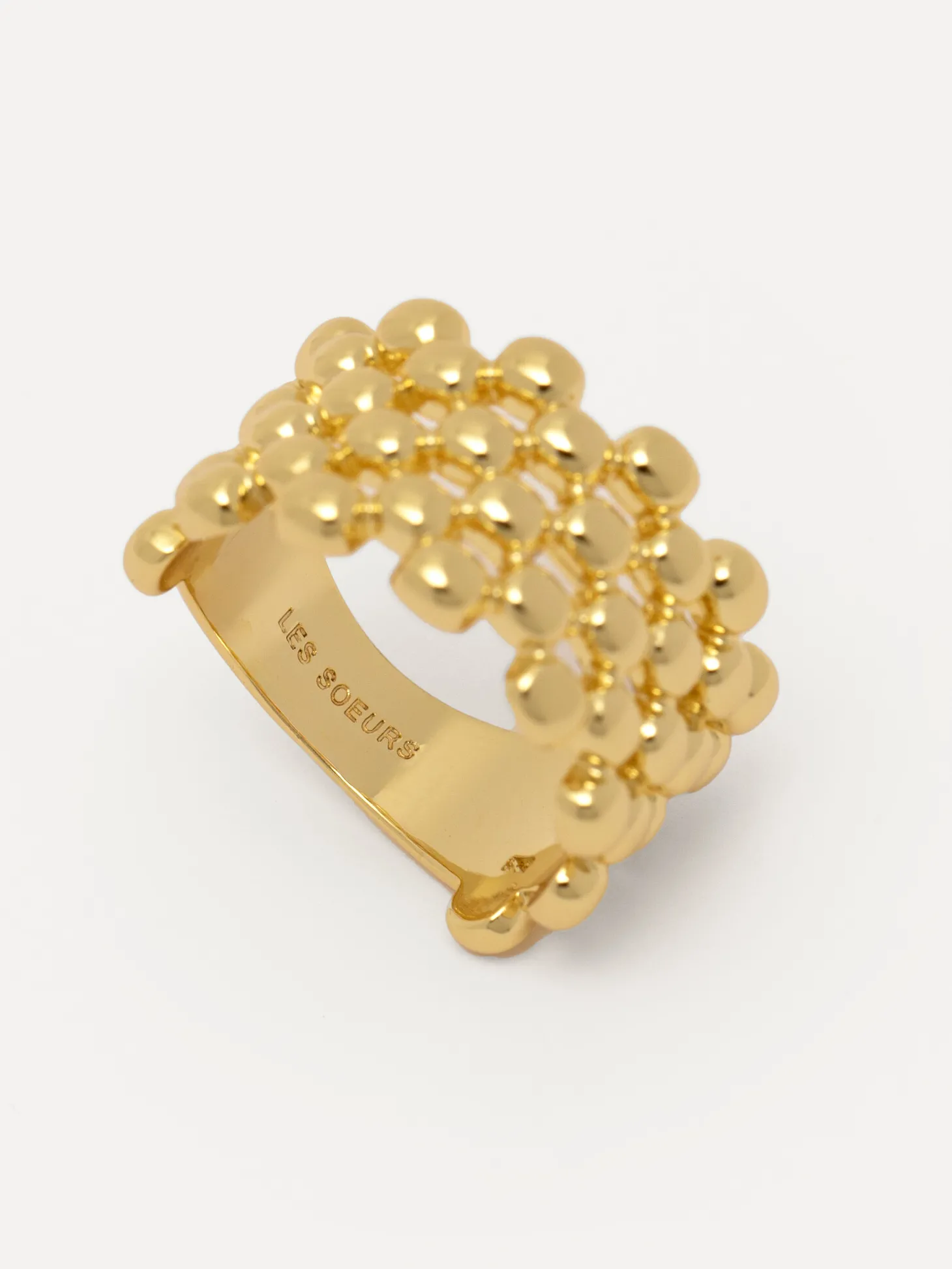 Les Soeurs Ring Claire Mesh Gold Hot