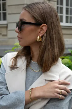 Les Soeurs Ring Gabi Heart Gold Sale