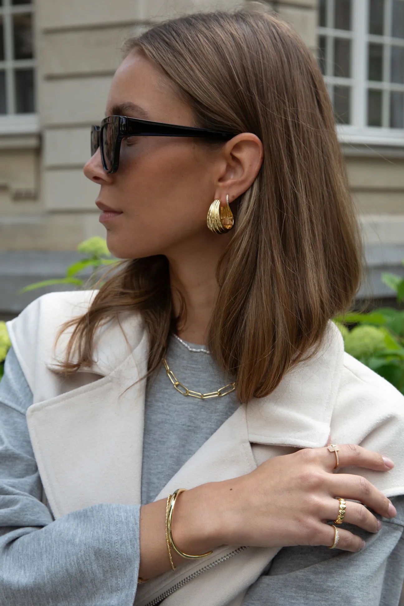 Les Soeurs Ring Gabi Heart Gold Sale