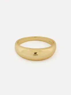 Les Soeurs Ring Gilda Dome Gold Fashion