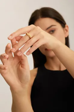 Les Soeurs Ring Gilda Mama Gold Hot