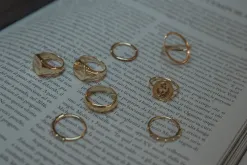 Les Soeurs Ring Gilda Mon Coeur Gold Clearance