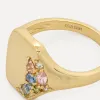 Les Soeurs Ring Gilda Pastel Zirkonia Gold New