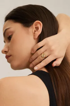 Les Soeurs Ring Gilda Pastel Zirkonia Gold New