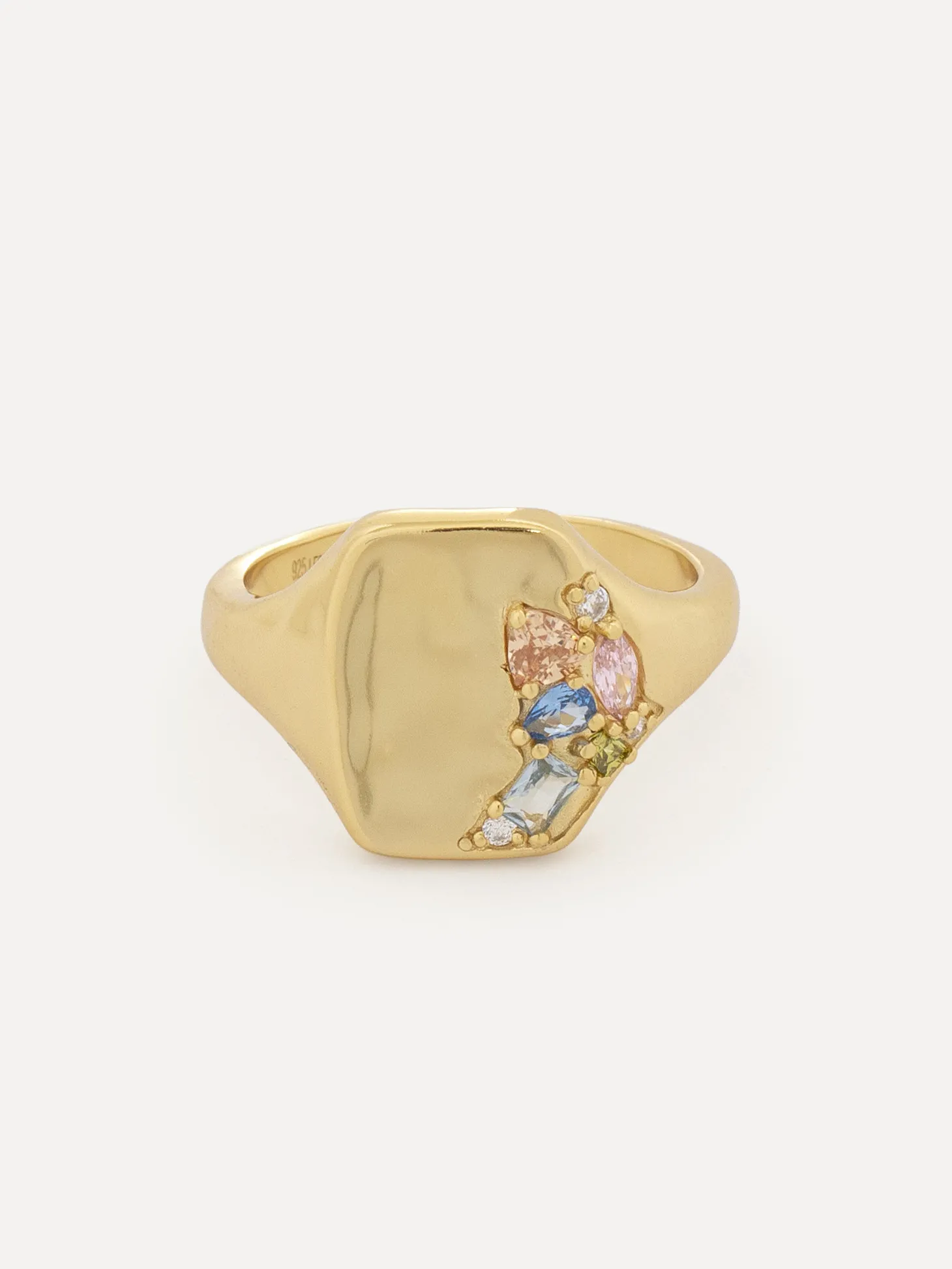 Les Soeurs Ring Gilda Pastel Zirkonia Gold New
