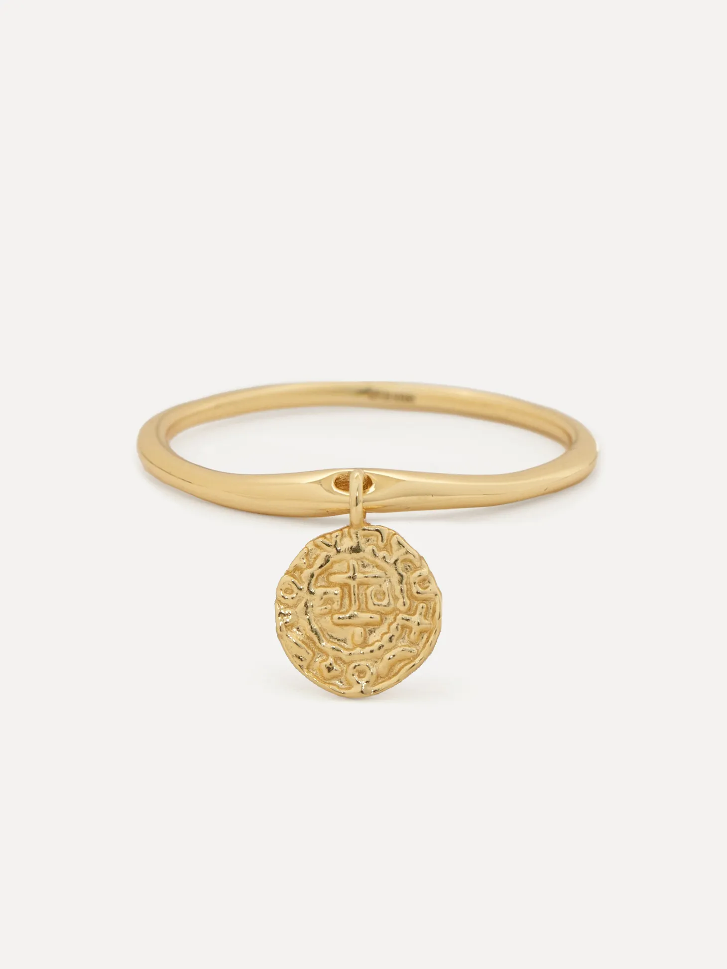 Les Soeurs Ring Ginette Coin Gold Best