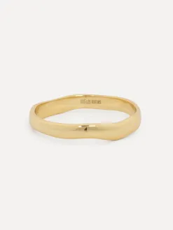 Les Soeurs Ring Ginette Flowy Band Gold New