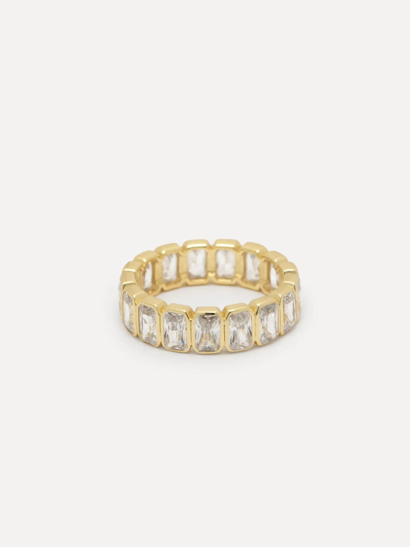 Les Soeurs Ring Gioia Baguette Gold New