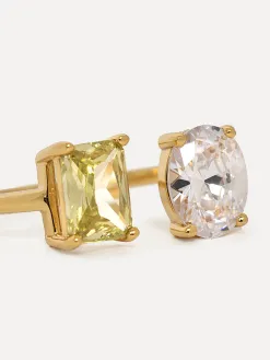 Les Soeurs Ring Gioia Double Gem Gold New