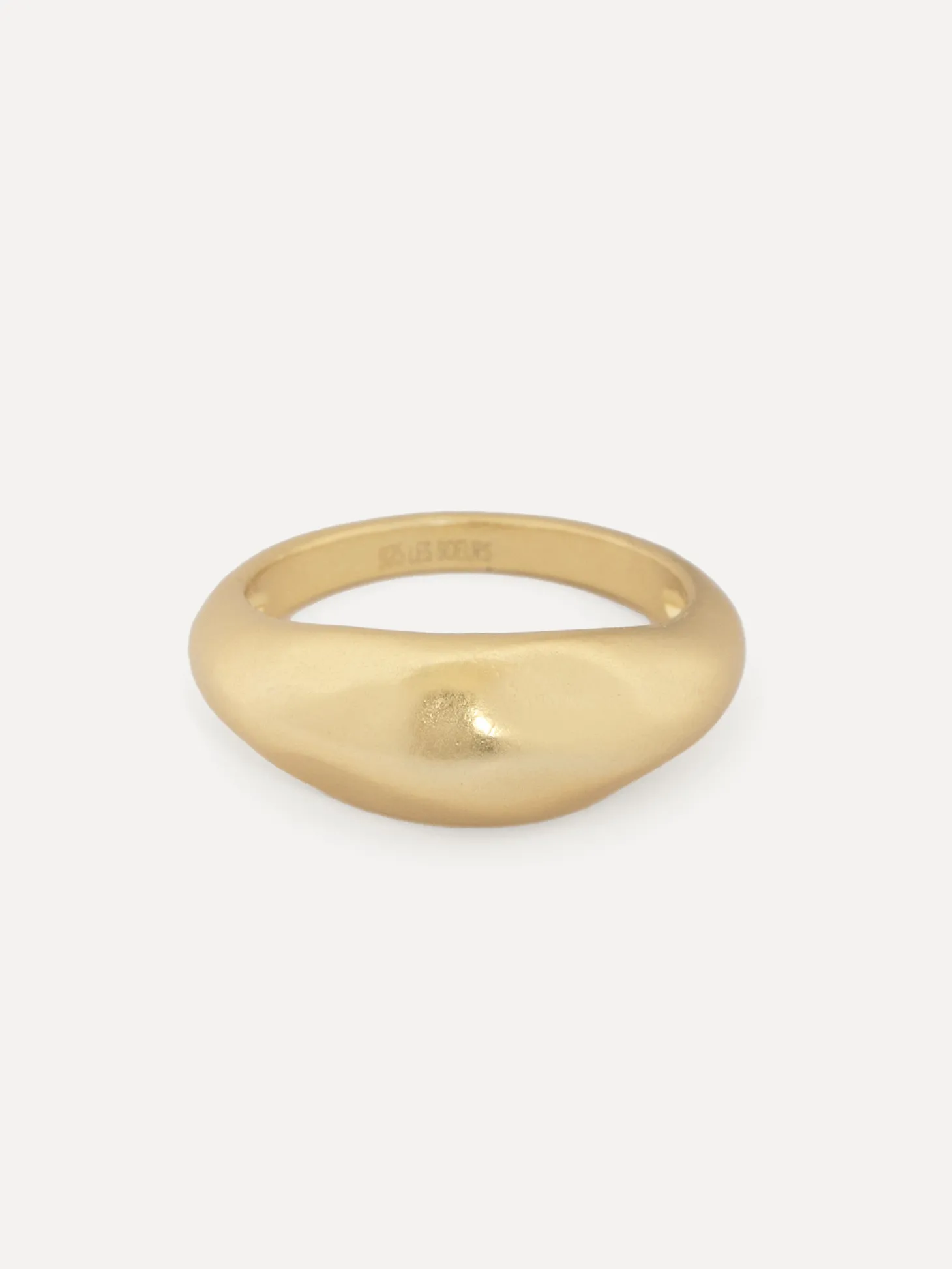 Les Soeurs Ring Gioia Hammered Dome Gold Sale