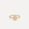 Les Soeurs Ring Gioia Pink Emerald Gold Clearance