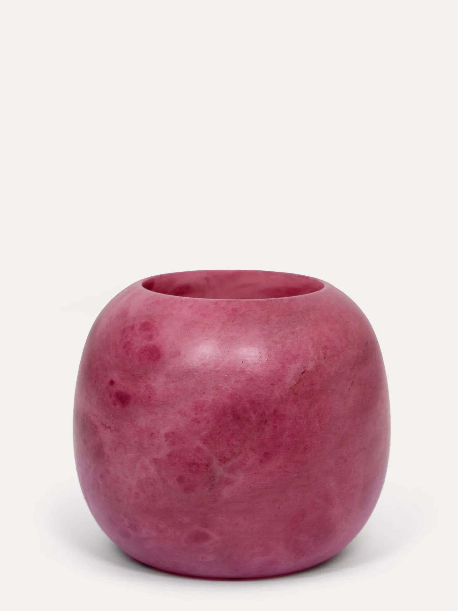 Les Soeurs Ronde Alabaster Kaarsenhouder (large) Burgundy Outlet