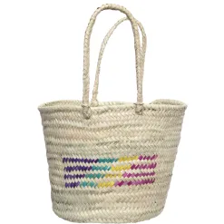 Le Marais Rotan Bucket Bag Multi Sale