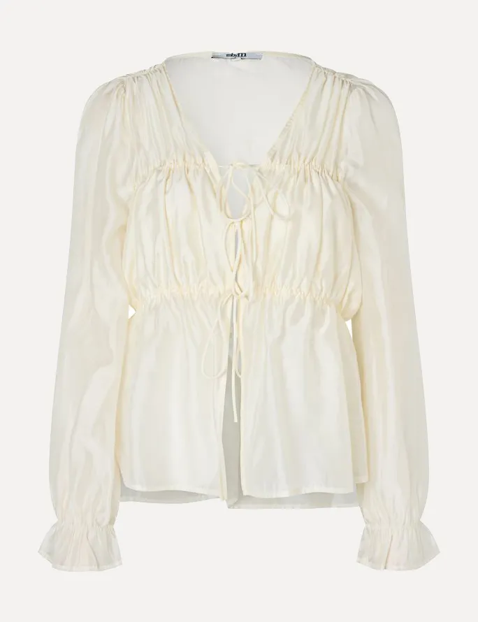 MBYM Ruched blouse Aniela Sugar Outlet