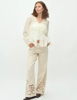 MBYM Ruched blouse Aniela Sugar Outlet