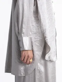 Selected Satijnen blouse Selene Dove Discount
