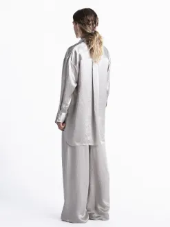 Selected Satijnen blouse Selene Dove Discount