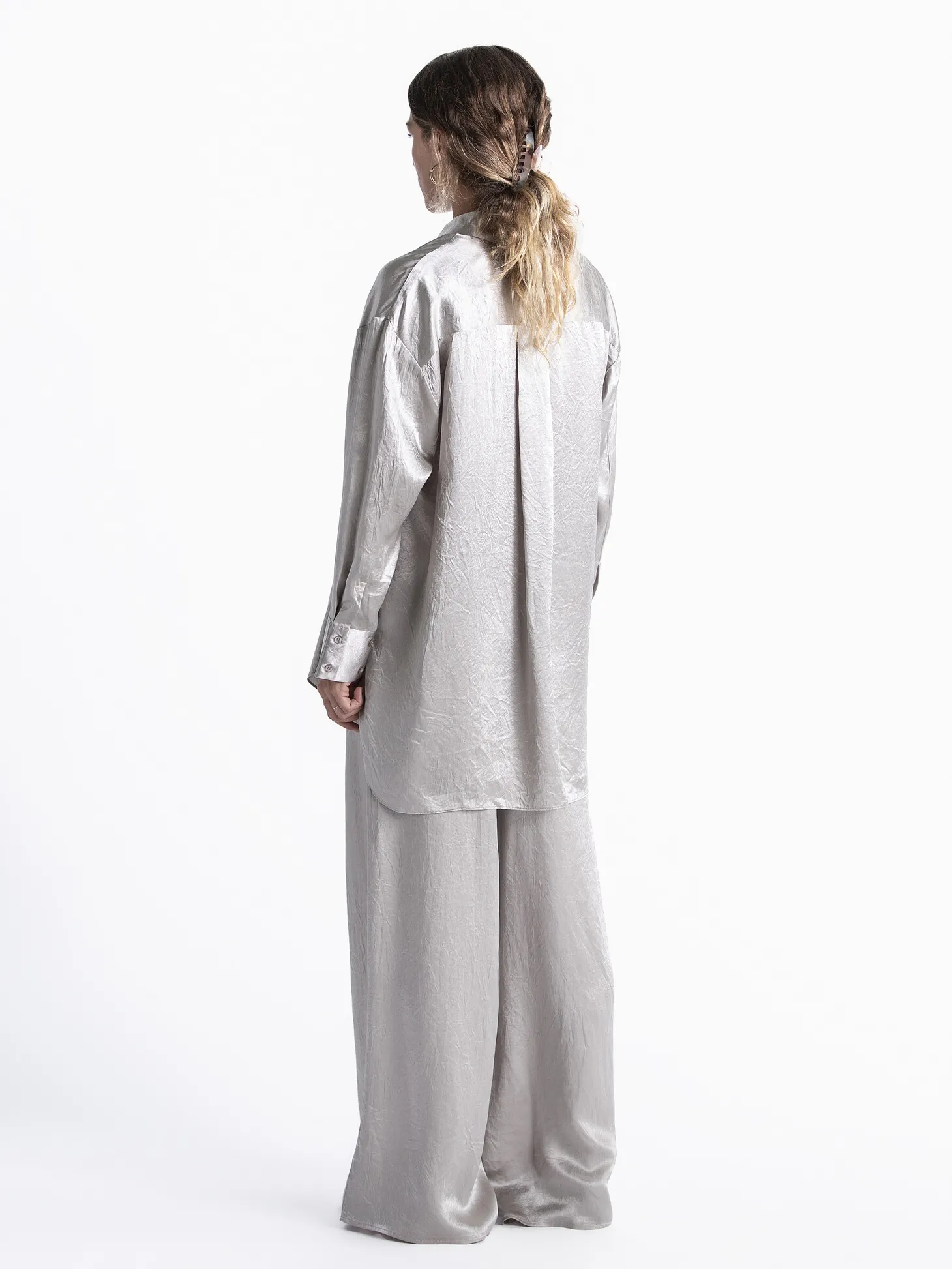 Selected Satijnen blouse Selene Dove Discount