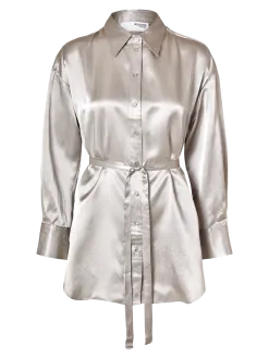 Selected Satijnen blouse Selene Dove Discount