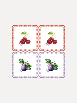 Opjet Set servetten Kersenvijg Sale