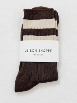 Le Bon Shoppe Sokken Her Varsity Espresso Online