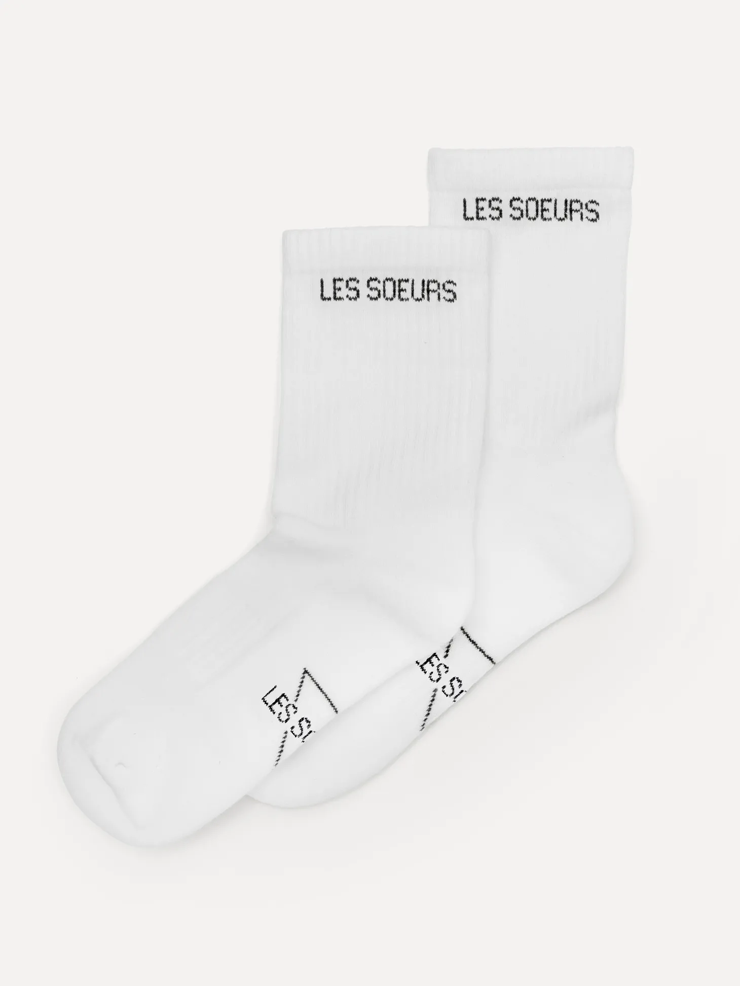 Les Soeurs Sportsokken White Best