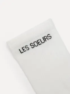 Les Soeurs Sportsokken White Best