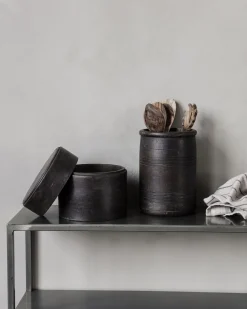 House Doctor Storage Planter Kango Dark+Brown New