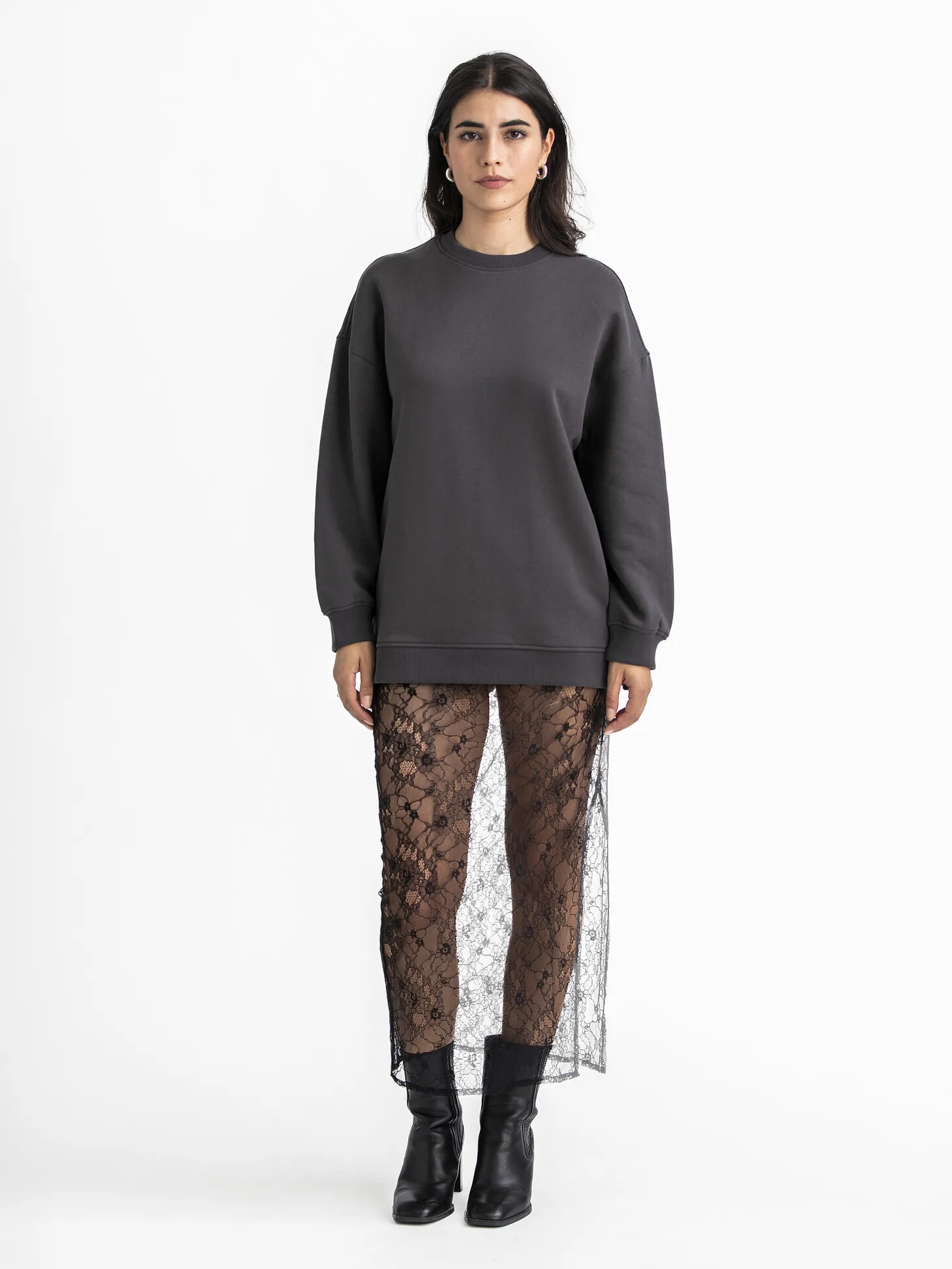 Selected Sweater Gia Yrsa Volcanic+Ash Hot