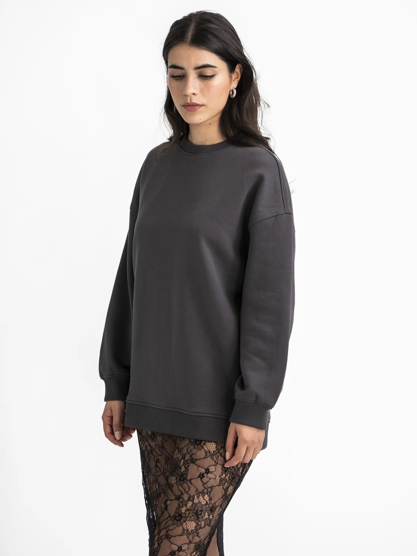 Selected Sweater Gia Yrsa Volcanic+Ash Hot