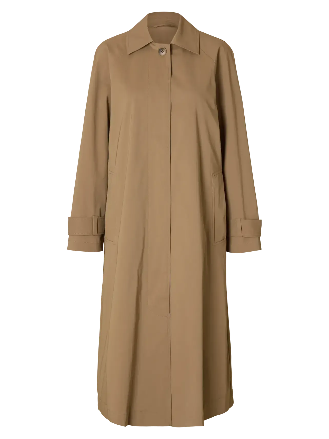Selected Tailored lange jas Corrie Sepia+Tint Fashion