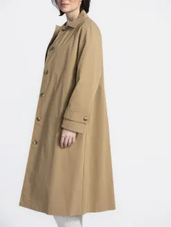 Selected Tailored lange jas Corrie Sepia+Tint Fashion