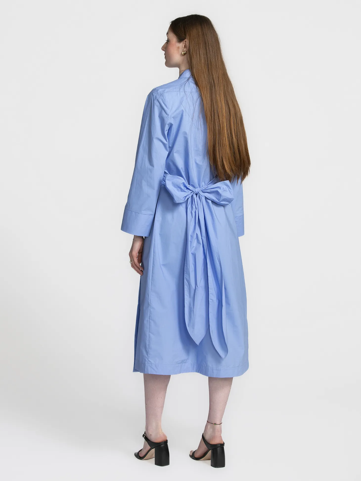 Selected Tailored wikkeljurk Aviana Cornflower+Blue Hot