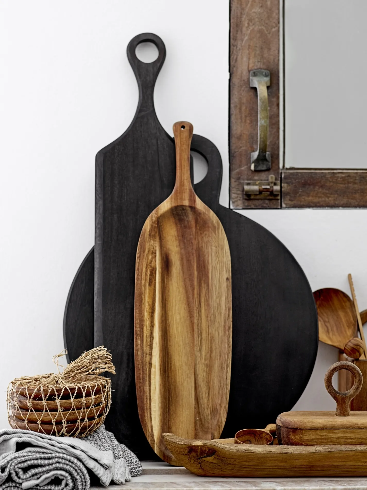 Bloomingville Teak Serveerschaal Online