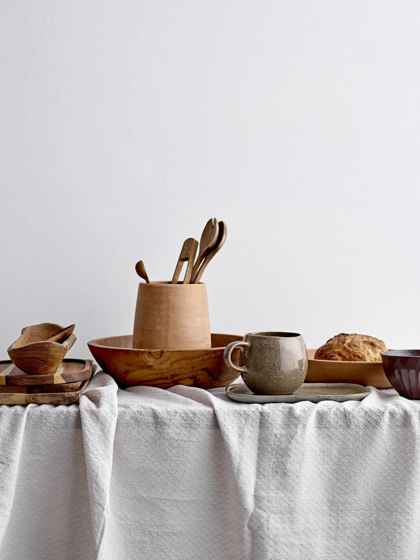 Bloomingville Teak Serveerschaal Online
