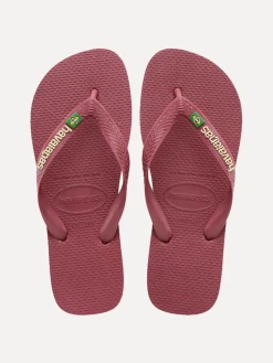 Teenslippers Havaianas Brasil Logo Amaranth Sale