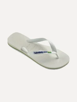 Teenslippers Havaianas Brasil Logo White Online
