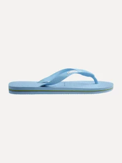 Teenslippers Havaianas Brasil Logo Blue+LavenderWhite Outlet