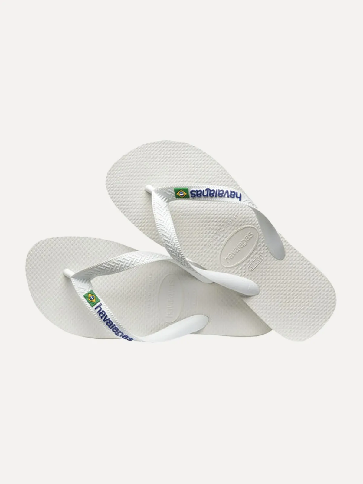 Teenslippers Havaianas Brasil Logo White Online